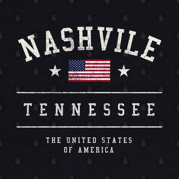 Nashville Tennessee USA Vintage by Designkix